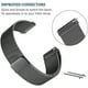 thumbnail image 5 of Correa de Reloj de Metal Negra brillar de 22 mm para Hombres y mujeres acero inoxidable, 5 of 5
