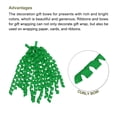 thumbnail image 3 of Unique Bargains 12 Count 6' Large Curly Bows for Gift Wrapping Curling Ribbon with Self Adhesive for Gift Wrap, Green, 3 of 7