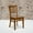 Cherry Wood Seat/Cherry Wood Frame, variant on Flash Furniture 2 Pk. HERCULES Series Ladder Back Mahogany Wood Restaurant Chair