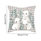 thumbnail image 3 of Uuiauoio Easter Pillow Covers 18x18 Easter Throw Pillow Covers with Bunny and Eggs Spring Home Decor Pillowcase Square Cushion Covers for Sofa Bed Couch, 3 of 6