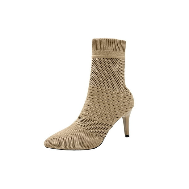 Pointed toe sock bootie discount