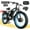 Black-Blue, variant on 5000W (Peak) Electric Bike for Adults, 26x4.0 Fat Tire E-Mountain Bicycle, 52V-30Ah Removable Battery Ebike, Electric Motorcycle Beach Snow Ebike for Men, Green