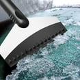 thumbnail image 5 of cpengpj Heavy-Duty ABS Snow Ice Scraper for Car Windshield, 23-Inch Long Handle with 10-Inch Brush and Squeegee Head, Winter Snow Removal Tool (Multicolor), 5 of 9