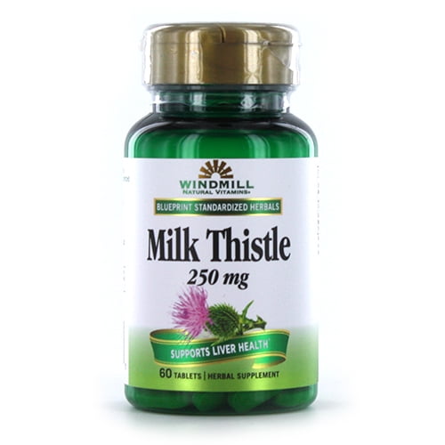 Windmill Natural Vitamins Milk Thistle 250 Mg Tablets, 60 Ea