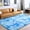 Blue, variant on Noahas Fluffy Area Rug for Living Room Bedroom, 5 x 8 Tie-Dyed Dark Grey Rug Fuzzy Non-Slip Modern Carpet Ultra Soft Faux Fur Rugs for Dorm Kids Room Home Decor