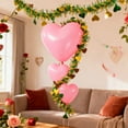 thumbnail image 5 of RKSTN 6.56 ft Valentine s Day Tinsel Garland Pink Twist Metallic Wire Garland Heart Tinsel Foil Hanging Decor, 5 of 6