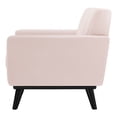 thumbnail image 2 of Tufted Armchair Accent Chair, Velvet, Pink, Modern Contemporary Urban Design, Living Lounge Room Hotel Lobby Hospitality, 2 of 7