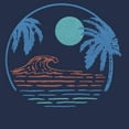 thumbnail image 2 of Men's Lost Gods Retro Wave Badge Graphic T-Shirt, 2 of 4