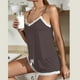 thumbnail image 3 of Lencería sexy para mujer, pijama de verano y primavera para el hogar, pijama de encaje con tirantes, dos piezas finas 2607, 3 of 6