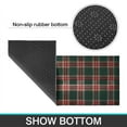 thumbnail image 6 of Green and Red Christmas Plaid Pattern Kitchen Rugs Sets Of 2,Anti Fatigue Kitchen Mat Rugs Non Slip Washable,Decorative Kitchen Floor Mats for Kitchen,Sink,Laundry,17"x30"+17"x47", 6 of 7