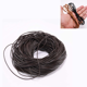 thumbnail image 1 of 10 metros de cuerda de nailon encerado para hacer pulseras de bricolaje, manualidades de joyería - Café oscuro, 1 of 3