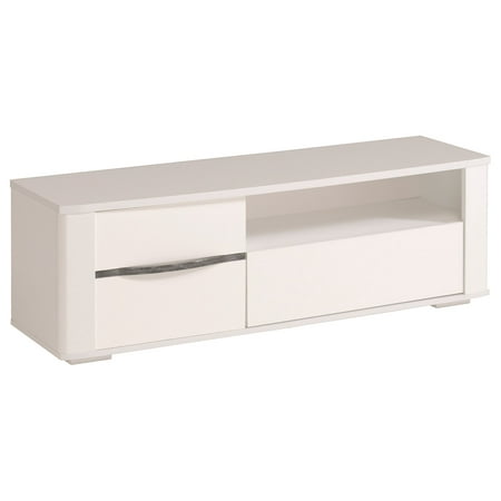 Ceram High Gloss White Tv Stands Unit With Drawers Walmart Com