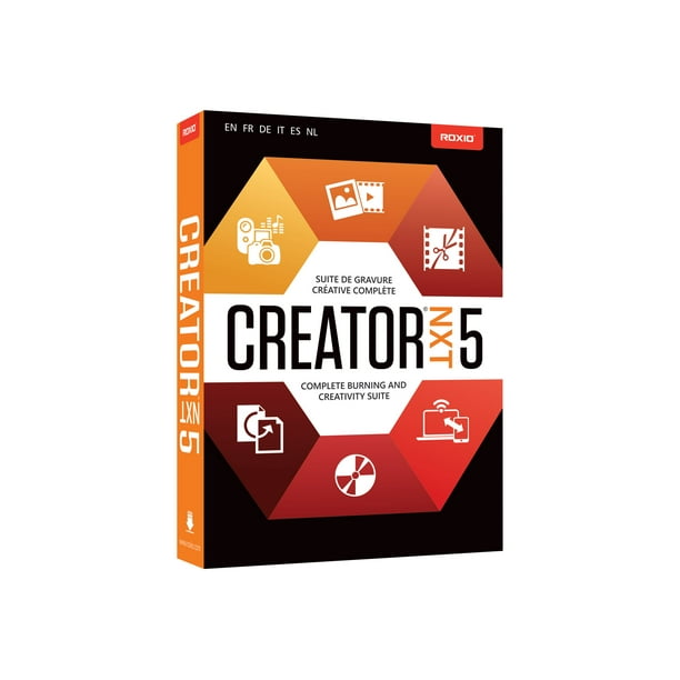 Roxio Creator Nxt V 5 Box Pack 1 User Dvd Mini Box Win Multi Lingual Walmart Com