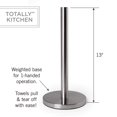 thumbnail image 5 of Totally Kitchen Weighted Paper Towel Holder | Single Tear Standing Paper Towel Holder | Durable Metal Construction | Cla, 5 of 7