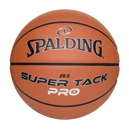 Spalding Super Tack Pro Composite Leather Basketball - Size 6, 28.5"
