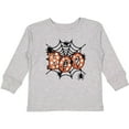 thumbnail image 3 of Inktastic Halloween Boo with Spiders in Web Boys or Girls Long Sleeve Toddler T-Shirt, 3 of 5