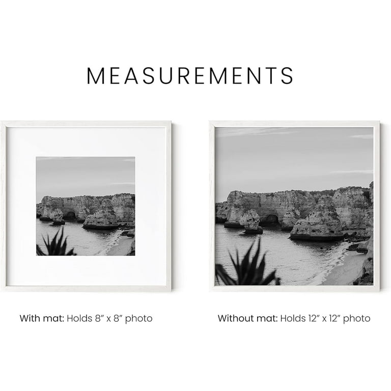 upsimples 16x16 Picture Frame Set of 3,Display Pictures 12x12 with