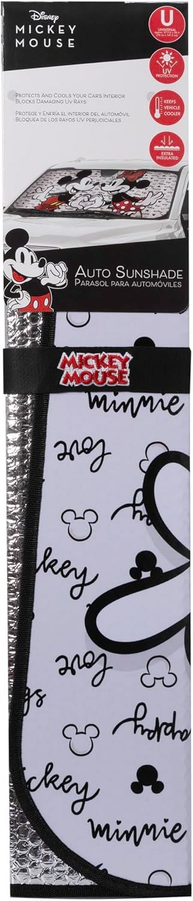 Disney Mickey and Minnie Mouse Love Windshield Sun Shade photo 2