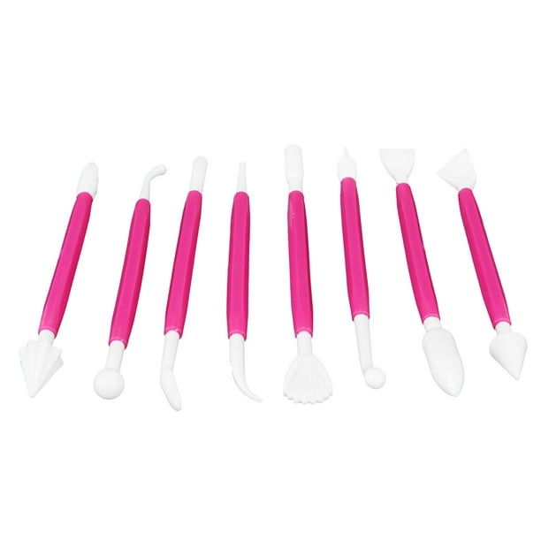 Juego De 8 Herramientas De Decoración De Fondant, Pluma De Grabado, Suministros Para Pasteles, Herramientas De Horneado DIY Para Decoración De Pasteles
