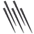 thumbnail image 4 of 5 pares de palillos chinos reutilizables de fibra de vidrio, antideslizantes, para sushi., 4 of 7