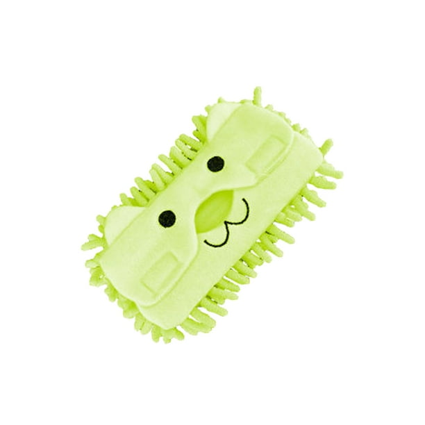 Cabezal de Tela de Repuesto Hugo para Juego de Rol Herramientas de Limpieza Juguete de Desarrollo Verde Cabeza de Mini Fregona