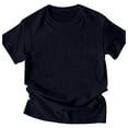 thumbnail image 5 of Women's Fashion Casual Solid Round Neck Short Sleeve T-Shirt Versatile Comfortable Soft Breathable Daily Wear, 5 of 5