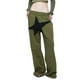 thumbnail image 1 of VISgogo Pantalones casuales para mujer con patrón de pentagrama, cintura elástica ancha, versión suelta, ropa de primavera VISgogo  moda, 1 of 9