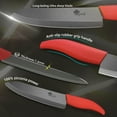 thumbnail image 2 of Ceramic Knife 6-inch Chef Knife for Kitchen Paring Knife with Sheath for Cutting,Dicing,Slicing,Rustproof Black Blade, 2 of 7