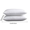thumbnail image 3 of Tkrady 2Pcs Cotton Down Alternative Standard Bed Pillows Soft And Comfortable Fluffy Pillows For Sleeping 48x74cm, 3 of 6