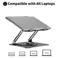 thumbnail image 4 of CNC Aluminum Alloy Foldable Laptop Cooling Bracket for MacBook Air/Pro (Grey) Ndcxsfigh Para estrenar, 4 of 7