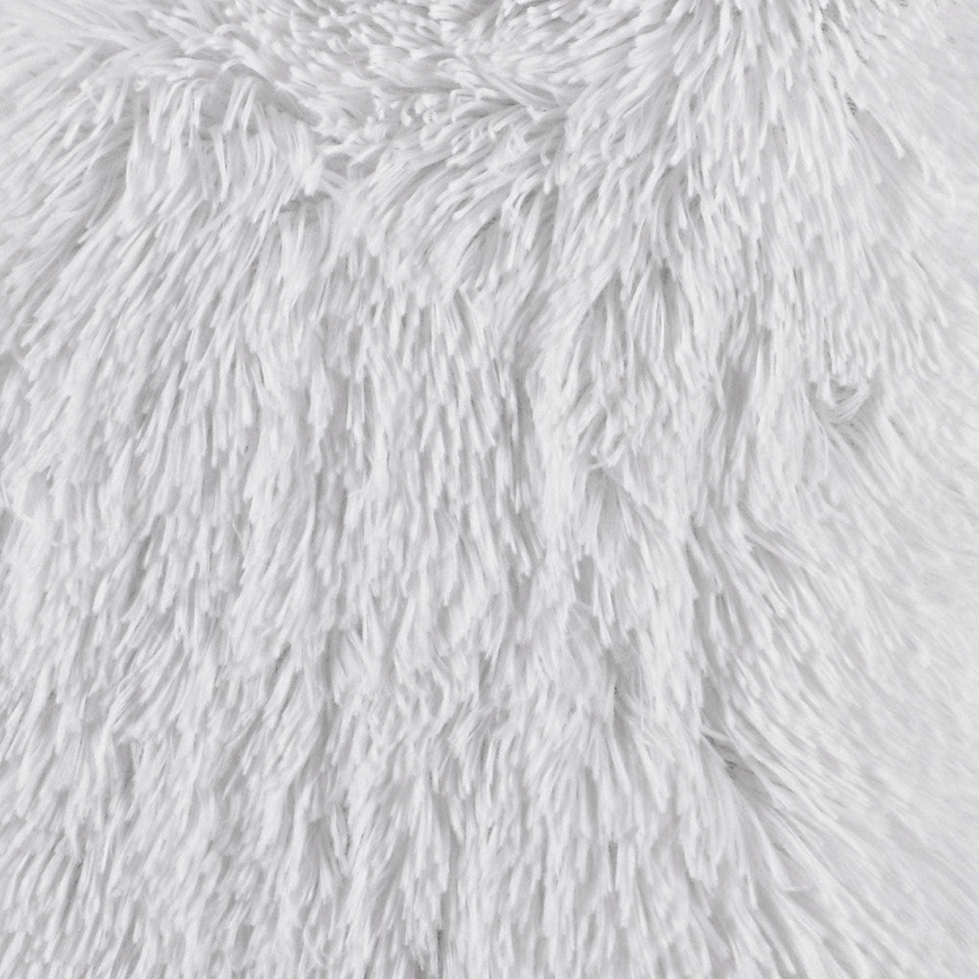 Sweet Home Collection Decorative Soft Plush Long Faux Fur Throw Pillows, 18"x18", 2-Pack