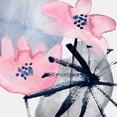 thumbnail image 3 of Wang, Melissa 15x15 Black Modern Framed Museum Art Print Titled - Pink Water Lilies III, 3 of 5