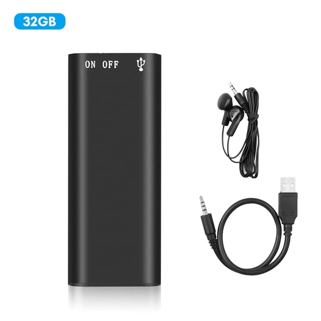 Amdohai 3-in-1 Mp3 Player Professional Voice Digital Audio Mini Voice Recorder 192Kbps Recording WAV