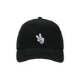 thumbnail image 2 of Gorra de Béisbol Negra Sin Estructura con Guante de Mickey Mouse de Disney, 2 of 7