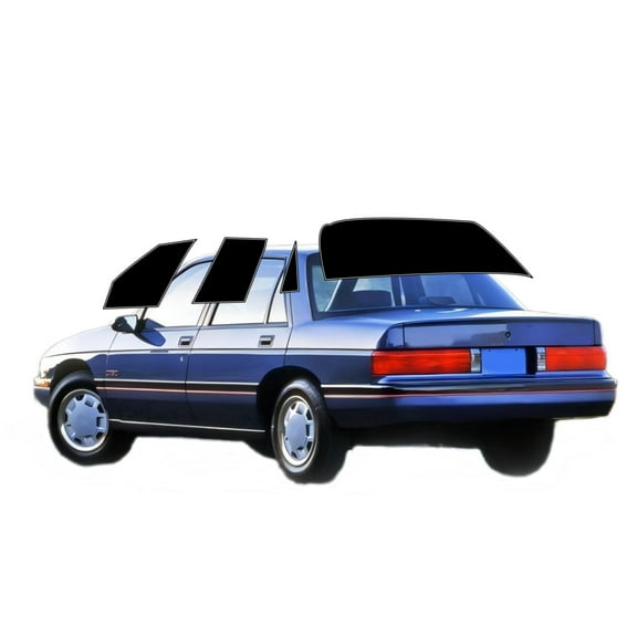 Haiy Co - PreCut 2Ply 05% Window Tint Film Kit For 1987-1996 Chevrolet Corsica Sedan -Side+Rear Window
