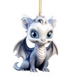 thumbnail image 2 of RnemiTe-amo Dragon Christmas Tree Hanging Ornament Christmas Cute Acrylic Dragon Figurines Christmas Tree Hanging Ornament,Hanging Car Ornaments,Charm Pendant Gifts Holiday Party Craft Decor, 2 of 8