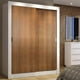 thumbnail image 2 of Ropero Closet Madesa Denver 2 Puertas Corredizas Blanco/Marrón, 2 of 5