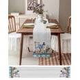 thumbnail image 6 of Hokiten Table Runners 48 Inches Long Dress Scarves, Vintage Lighthouse Coastal Farmhouse Kitchen/Dining Table Runner, Short Coffee Tablerunners, Nautical Ocean Sea Retro Art 13x48 Inch, 6 of 7