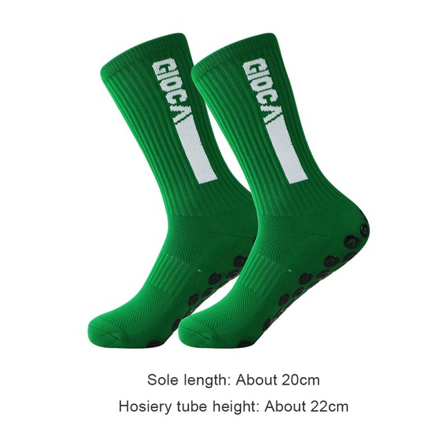 Calcetines antideslizantes para fútbol, béisbol, rugby, fútbol, para adultos (verde) Likrtyny Para estrenar