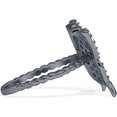 thumbnail image 6 of Butterfly Ring Beaded Band Cubic Zirconia Black Tone 925 Sterling Silver, Size 9, 6 of 7