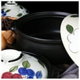 thumbnail image 4 of Japanese Donabe Ceramic Casserole Dish, Hot Pot Bowl Non-Stick Pot Casserole Pot With Lid Rice Cooker Handmade Sakura Simmering And Slow Braising for Steaming, 4 of 6