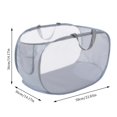 thumbnail image 2 of Cesto plegable for la colada, cesta grande de malla for ropa con asas reforzadas for facilitar el transporte, 2 of 6
