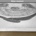 thumbnail image 6 of Ambesonne Sloth Place Mats Set of 4, Biker Hipster Animal, Standard Size, Grey Black, 6 of 6