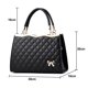 thumbnail image 2 of Bolsos adecuados para viajes diarios de mujeres Bolso de hombro de cuero artificial, Bolsos de mano de gran capacidad, 2 of 5