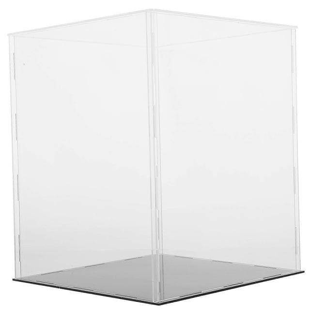 Action Figure Display Acrylic Clear Display Case Box Indoor Display Transparent Storage 1Set