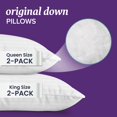 thumbnail image 3 of Pillow Beckham Hotel Collection Down Queen/Standard, paquete de 2, 3 of 9
