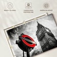 thumbnail image 6 of Elephant Stock London Underground Sign Red Pop Wall Art - Horizontal Canvas Wall Art - Living Room Wall Decor - Places Canvas - Red And Black Decor By Philippe Hugonnard - 48" x 32", 6 of 8