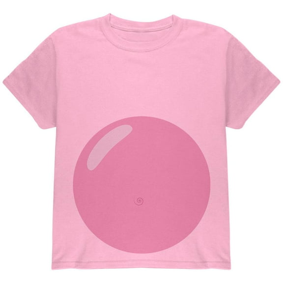 Halloween Pig Costume Youth T Shirt Light Pink YMD