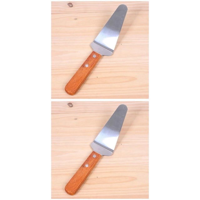 Bewildely Pizza Steak Dividing Spatula Slicer Home Kitchen Serving Spade Bread Cake Gadget Kitchenware Bakeware Tool Cupcake Lifting 2Conjunto