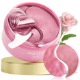 thumbnail image 1 of Máscara de ojos BREYLEE Rose, 60 unidades, hidratante para ojos hinchados, 1 of 9